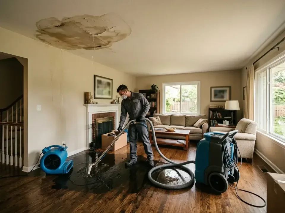 attic-pipe-burst-ceiling-drip-008 — frequently asked questions, Water Damage Restoration & Carpet Care in Merton, WI